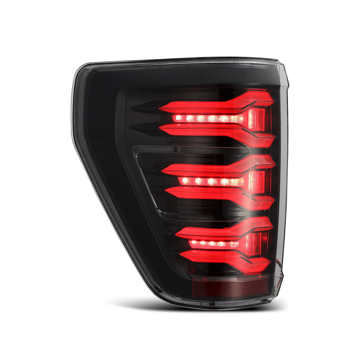 21-22 Ford F150 LUXX-Series LED Taillights Alpha-Black - Apollo Off-Road
