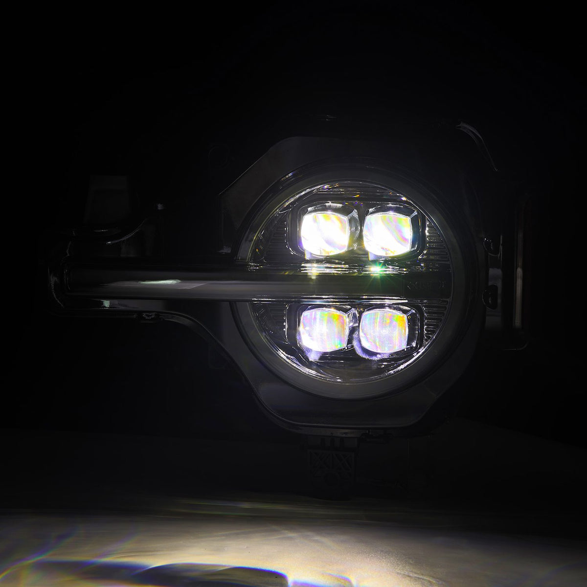 21-23 Ford Bronco NOVA-Series Projector Headlights Alpha-Black - Apollo Off-Road