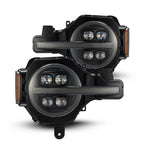 21-23 Ford Bronco NOVA-Series Projector Headlights Alpha-Black - Apollo Off-Road