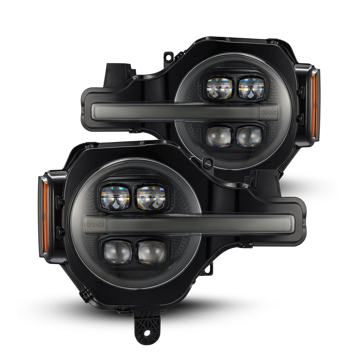 21-23 Ford Bronco NOVA-Series Projector Headlights Alpha-Black - Apollo Off-Road