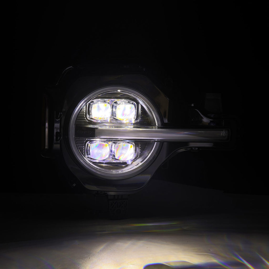 21-23 Ford Bronco NOVA-Series Projector Headlights Black - Apollo Off-Road