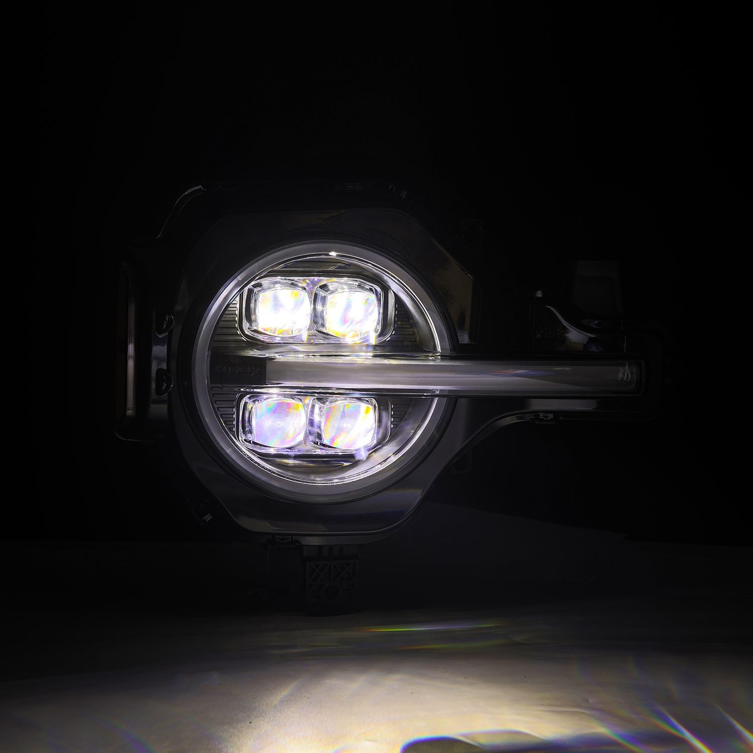 21-23 Ford Bronco NOVA-Series Projector Headlights Black - Apollo Off-Road