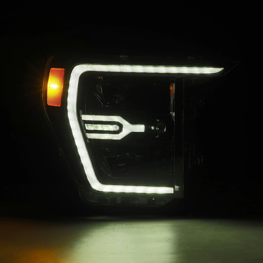21-23 Ford F-150 and Raptor LUXX-Series Projector Headlights Alpha- Black