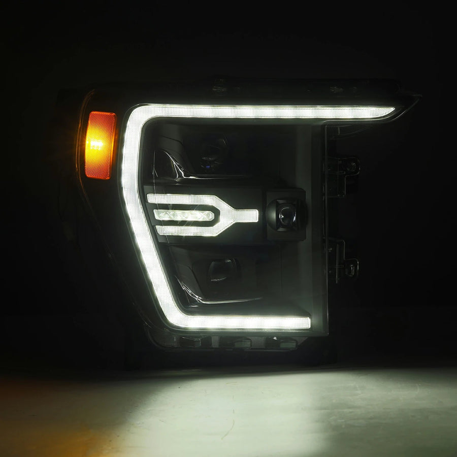 21-23 Ford F150 and Raptor LUXX-Series Projector Headlights Black - Apollo Off-Road