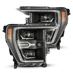 21-23 Ford F150 and Raptor LUXX-Series Projector Headlights Black - Apollo Off-Road