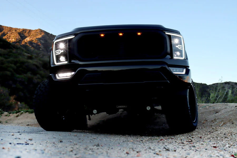 21-23 Ford F150 and Raptor LUXX-Series Projector Headlights Black - Apollo Off-Road