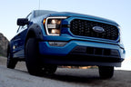 21-23 Ford F-150 PRO-Series Halogen Projector Headlights Black - Apollo Off-Road
