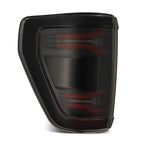 21-23 Ford F-150 LUXX-Series LED Tail Lights Black-Red - Apollo Off-Road