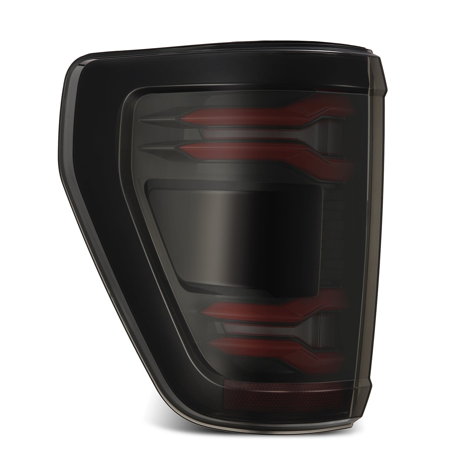 21-23 Ford F-150 LUXX-Series LED Tail Lights Black-Red - Apollo Off-Road