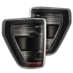 21-23 Ford F-150 LUXX-Series LED Tail Lights Alpha-Black - Apollo Off-Road