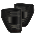 21-23 Ford F-150 LUXX-Series LED Tail Lights Black - Apollo Off-Road