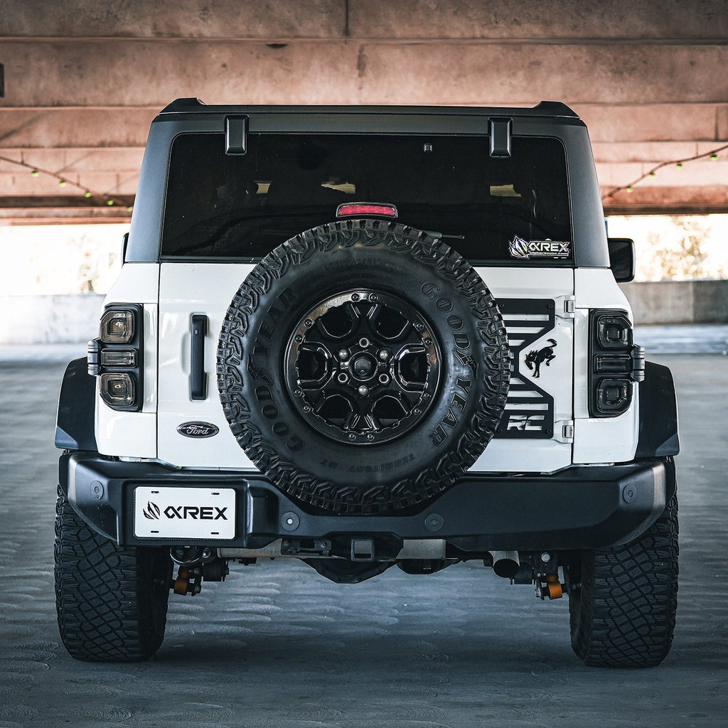 21-24 Ford Bronco NOVA-Series Prismatic LED Tail Lights Alpha-Black - Apollo Off-Road