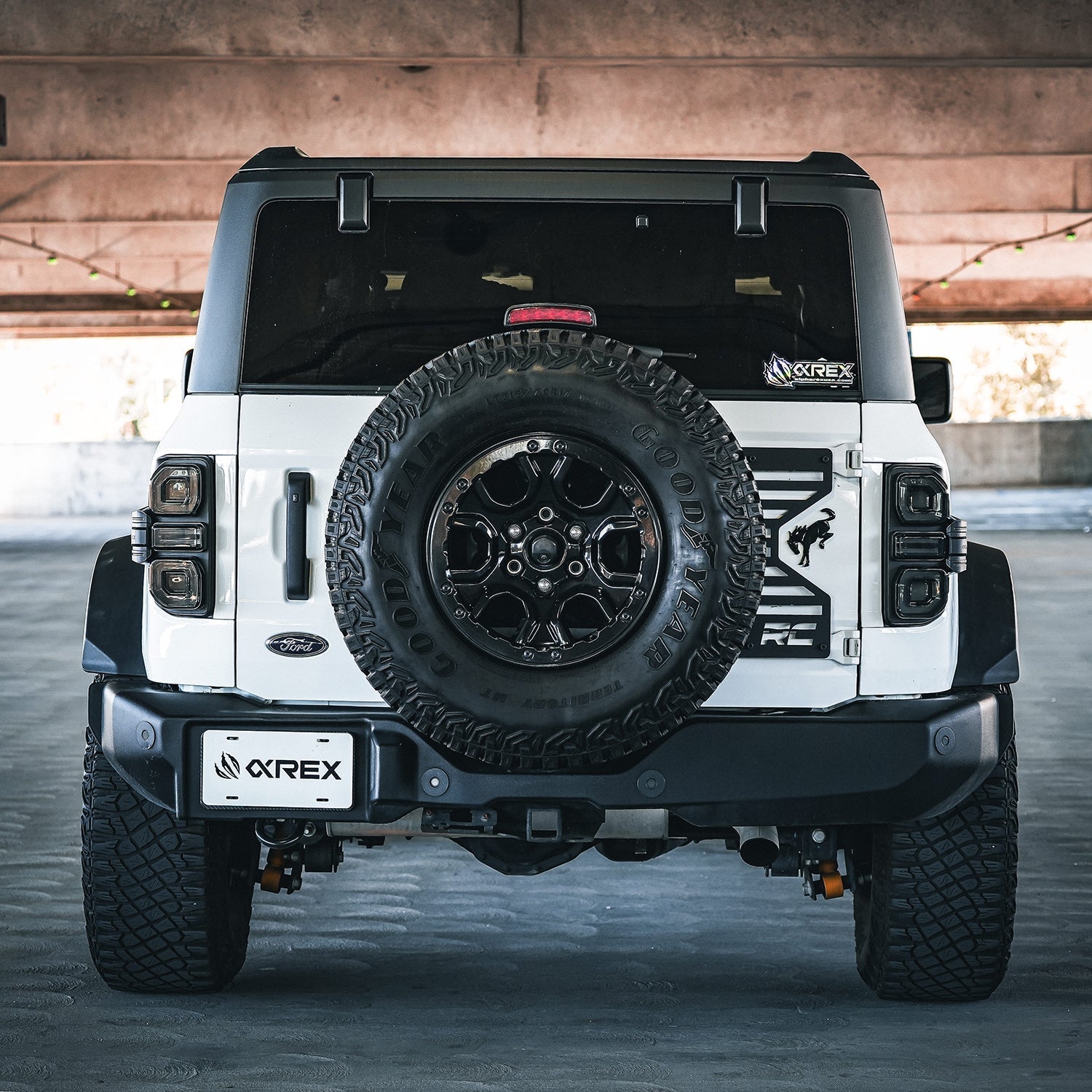 21-24 Ford Bronco NOVA-Series Prismatic LED Tail Lights Alpha-Black - Apollo Off-Road