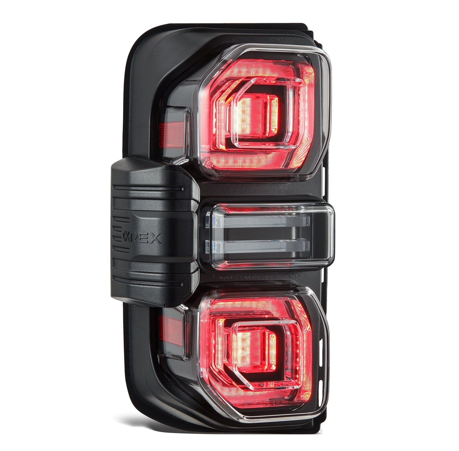21-24 Ford Bronco NOVA-Series Prismatic LED Tail Lights Black - Apollo Off-Road