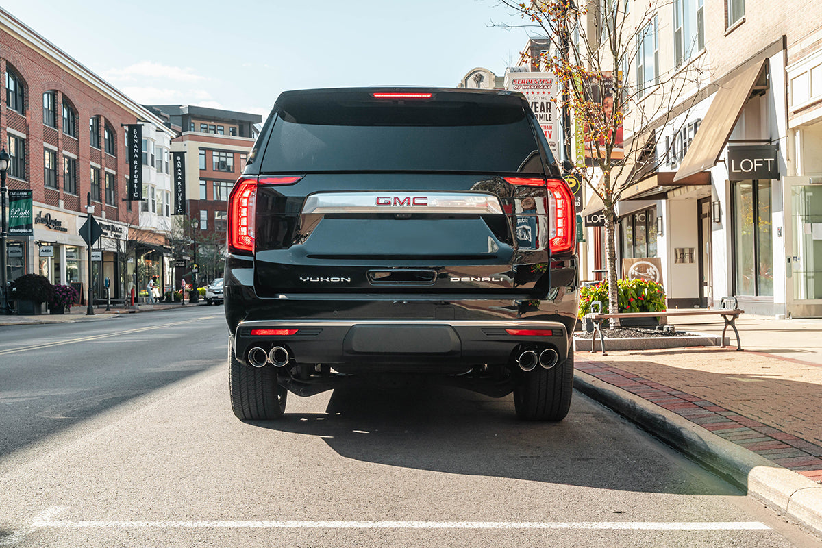 3.5 Inch to 2.75 Inch Dual Rear Exit Cat-Back Exhaust System 21-23 Chevrolet Tahoe/GMC Yukon 120.9 Inch Wheel Base Corsa Performance
