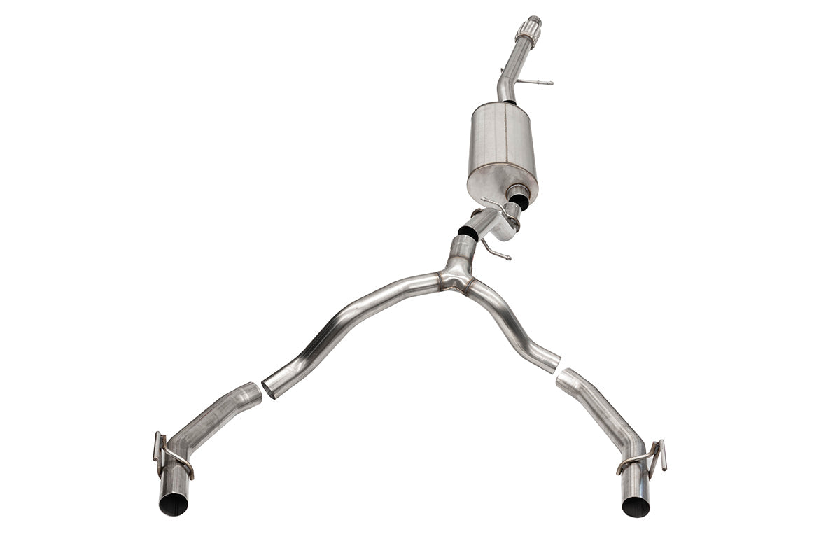 3.50 Inch to 2.75 Inch Dual Rear Exit Cat-Back Exhaust System 21-24 Cadillac Escalade 134.1 Inch Wheel Base Corsa Performance