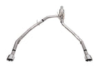 3 Inch Cat-Back Exhaust 4 Inch Polished Pro-Series Slash Cut Twin Tip 09-23 RAM 1500 140.5 Inch Wheel Base Corsa Performance