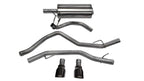 3 Inch Cat-Back Exhaust 4 Inch Black Pro-Series Slash Cut Twin Tip 09-23 RAM 1500 140.5 Inch Wheel Base Corsa Performance