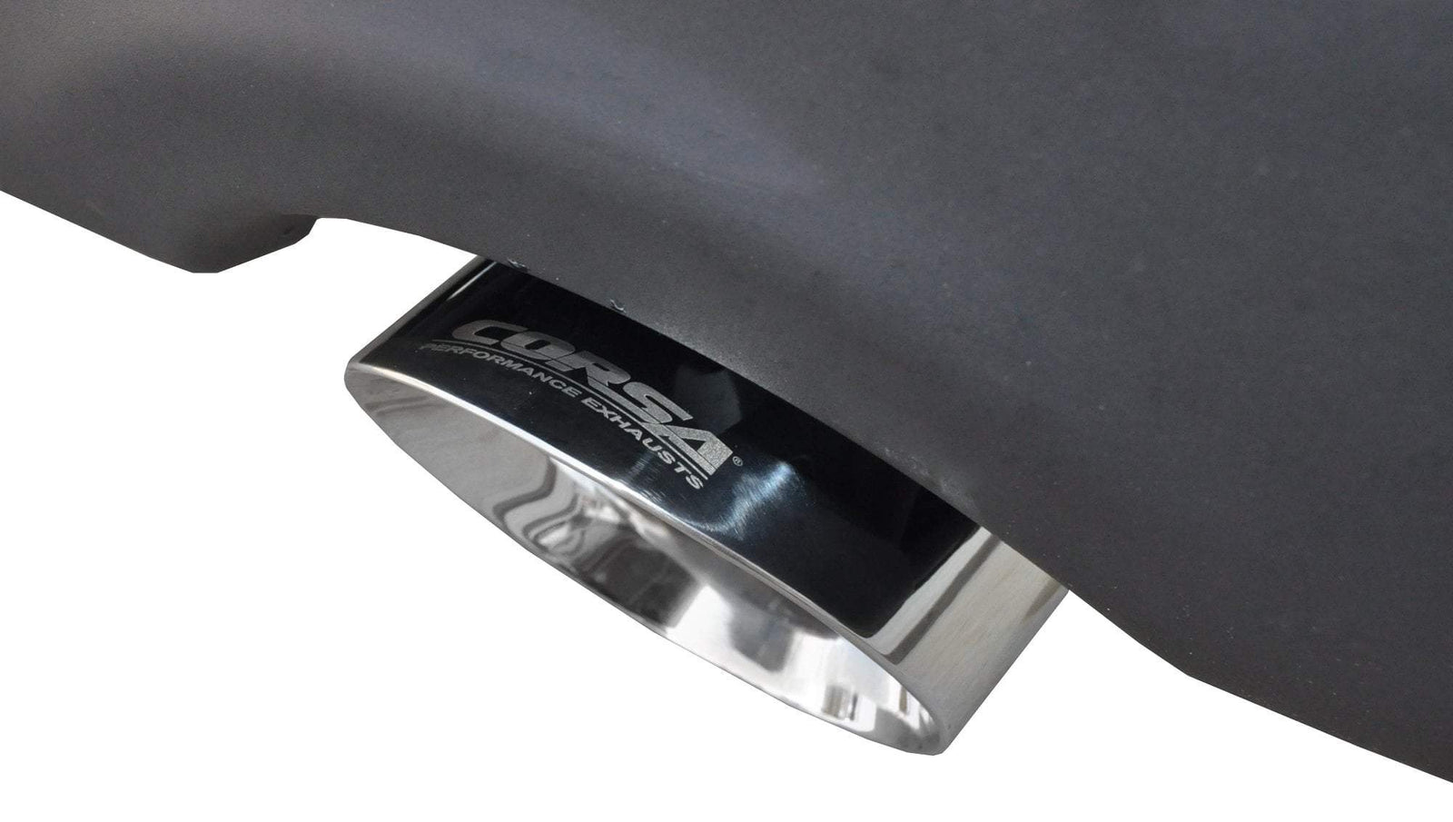 3 Inch Cat-Back Exhaust 4 Inch Black Pro-Series Slash Cut Twin Tip 09-23 RAM 1500 140.5 Inch Wheel Base Corsa Performance