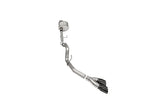 3.0 Inch Single Side Exit Catback Exhaust System with Twin 4.0 Inch Pro Series Black Tips 21-25 Ford F-150 122 Inch Wheel Base Corsa Performance