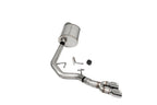 3.0 Inch Front of Tire Exit Catback Exhaust System with Twin 3.5 Inch Pro Series Tips Sport Sound Level 21-25 Ford F-150 141 Inch Wheel Base Corsa Performance