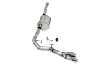 3.0 Inch Front of Tire Exit Catback Exhaust System with Twin 3.5 Inch Pro Series Tips Sport Sound Level 21-25 Ford F-150 157 Inch Wheel Base Corsa Performance
