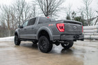3.0 Inch Dual Rear Exit Catback Exhaust System with Flat Cut 4.0 Inch Dual Wall Black Tips 21-25 Ford F-150 EcoBoost 145 Inch Wheel Base Corsa Performance