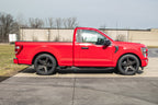 3.0 Inch Front of Tire Exit Catback Exhaust System with Twin 3.5 Inch Pro Series Black Tips 21-25 Ford F-150 EcoBoost 157 Inch Wheel Base Corsa Performance