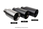 3.0 Inch Dual Rear Exit Catback Exhaust System with Flat Cut 5.0 Inch Dual Wall Black Powder Coat Tips 21-24 Dodge RAM TRX 144.6 Inch Wheel Base Corsa Performance