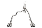 3.0 Inch-2.5 Inch Cat-Back Dual Rear Exit Exhaust System with Twin 4.0 Inch Polished Pro-Series Tips 19-25 Chevrolet Silverado/GMC Sierra 1500 157 Inch Wheel Base Corsa Performance