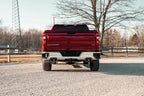 3.0 Inch - 2.5 Inch Cat-Back Dual Rear Exit Exhaust System with Twin 4.0 Inch Black Powder Coat Pro-Series Tips 19-23 Chevrolet Silverado/GMC Sierra 1500 157 Inch Wheel Base Corsa Performance