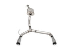 2.75 Inch Cat-Back Single Side Exit Exhaust System with Single 4.0 Inch Straight-Cut Polished Tips 21-25 Ford Bronco 2 Door Corsa Performance