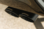 3.0 Inch Dual Rear Exit Cat-Back Exhaust System with Twin 4.0 Inch Black Powder Coat Tips 22-24 Chevrolet Silverado ZR2/22-23 GMC Sierra AT4X 147.5 Inch Wheel Base Corsa Performance