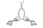 3 Inch Cat-Back Exhaust with Dual Mode Active Exhaust; Corsa Double X-Pipe, Dual Rear Exit with Twin 4.5 Inch Pro Series Tips 22-25 Cadillac CT4 V Blackwing Corsa Performance