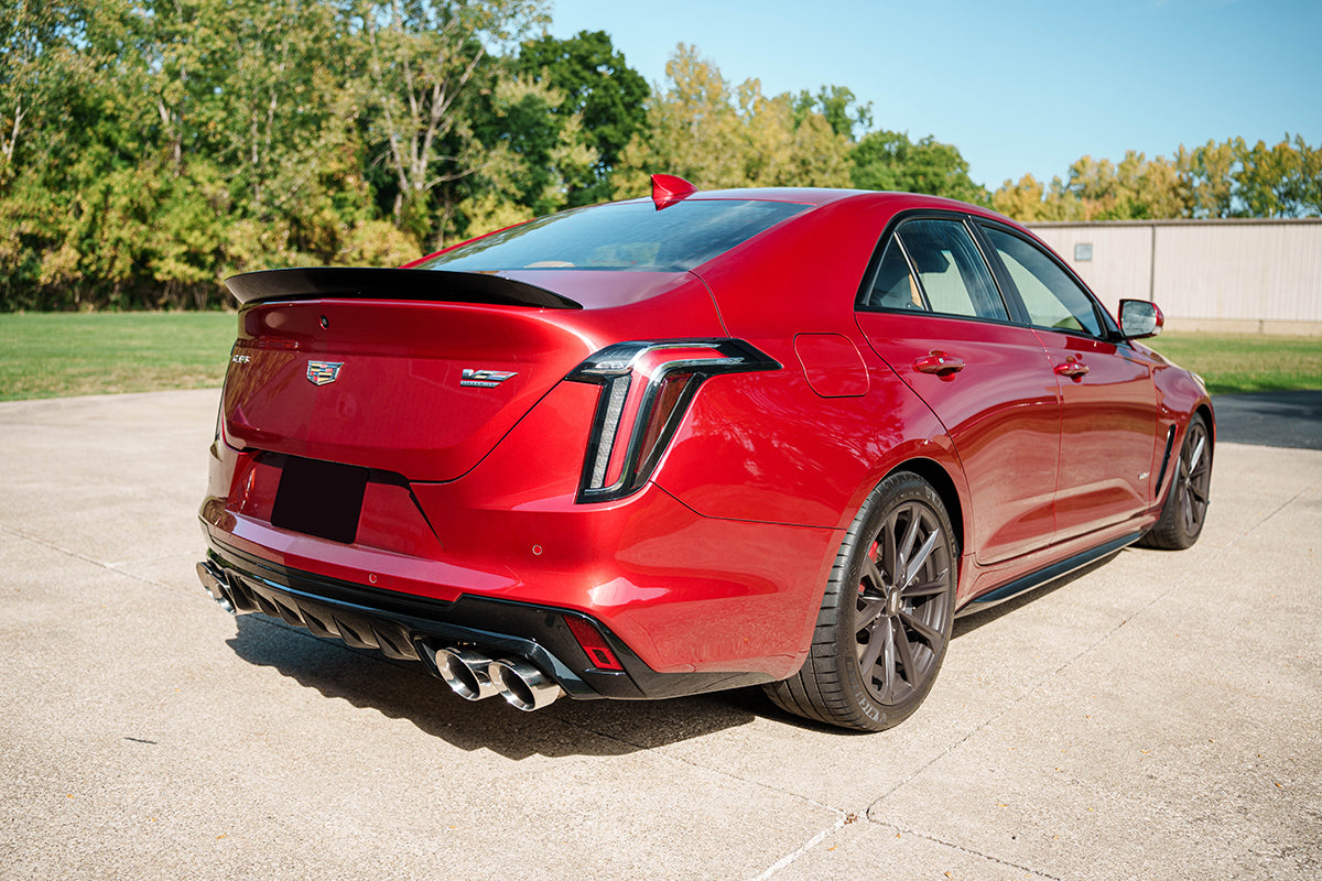 3 Inch Cat-Back Exhaust with Dual Mode Active Exhaust; Corsa Double X-Pipe, Dual Rear Exit with Twin 4.5 Inch Pro Series Tips 22-25 Cadillac CT4 V Blackwing Corsa Performance