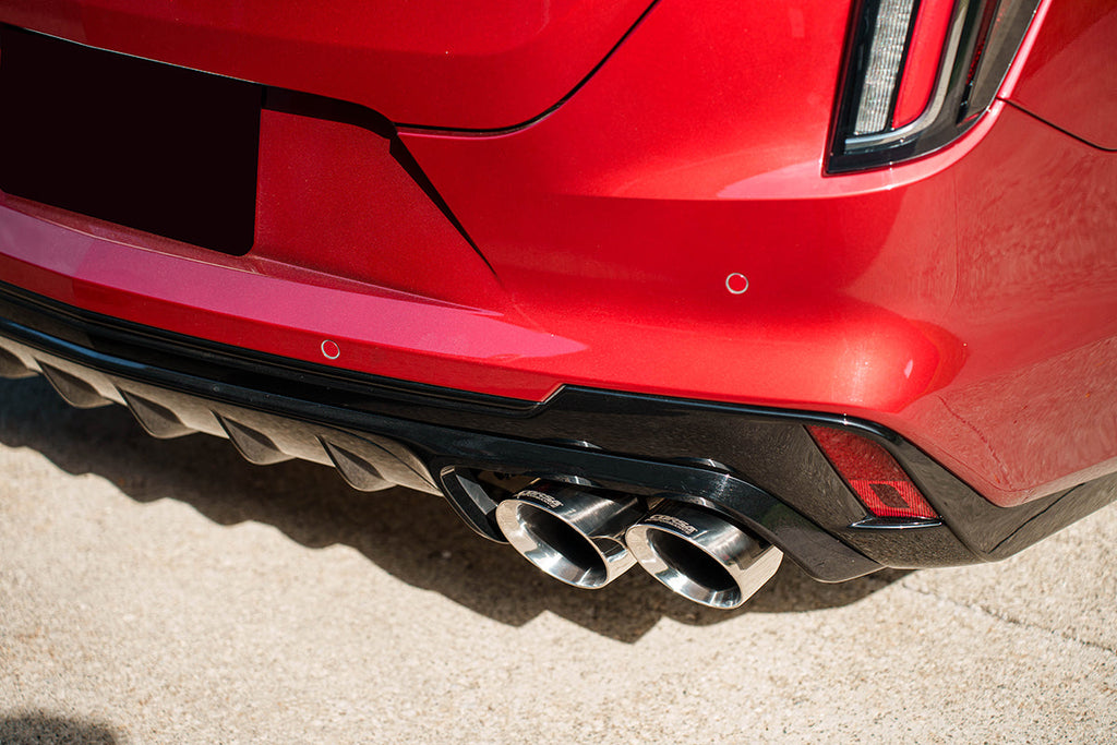 3 Inch Cat-Back Exhaust with Dual Mode Active Exhaust; Corsa Double X-Pipe, Dual Rear Exit with Twin 4.5 Inch Pro Series Tips 22-25 Cadillac CT4 V Blackwing Corsa Performance