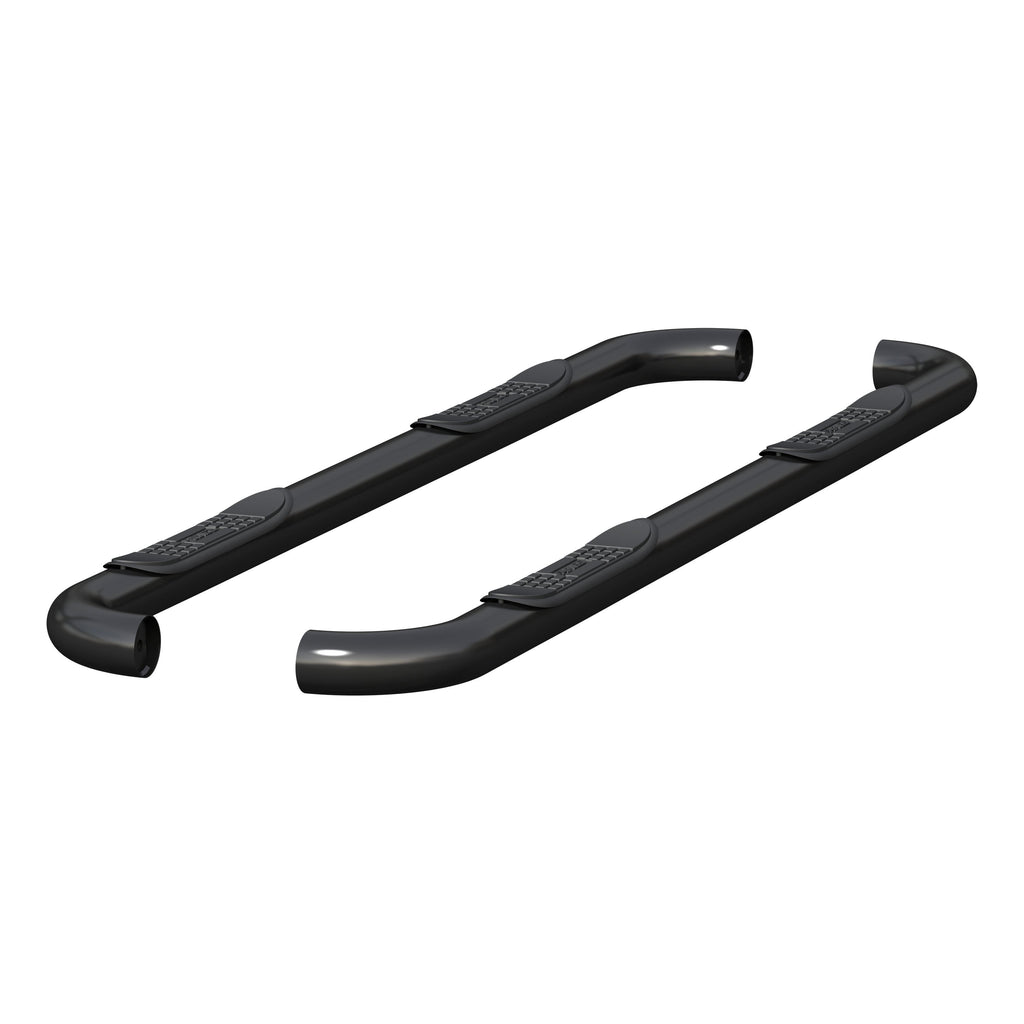 ARIES 3" Round Black Stainless Side Bars, 2019-2026 Ram 2500/3500