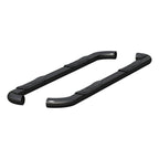 ARIES 3" Round Black Stainless Side Bars, 2019-2026 Ram 2500/3500
