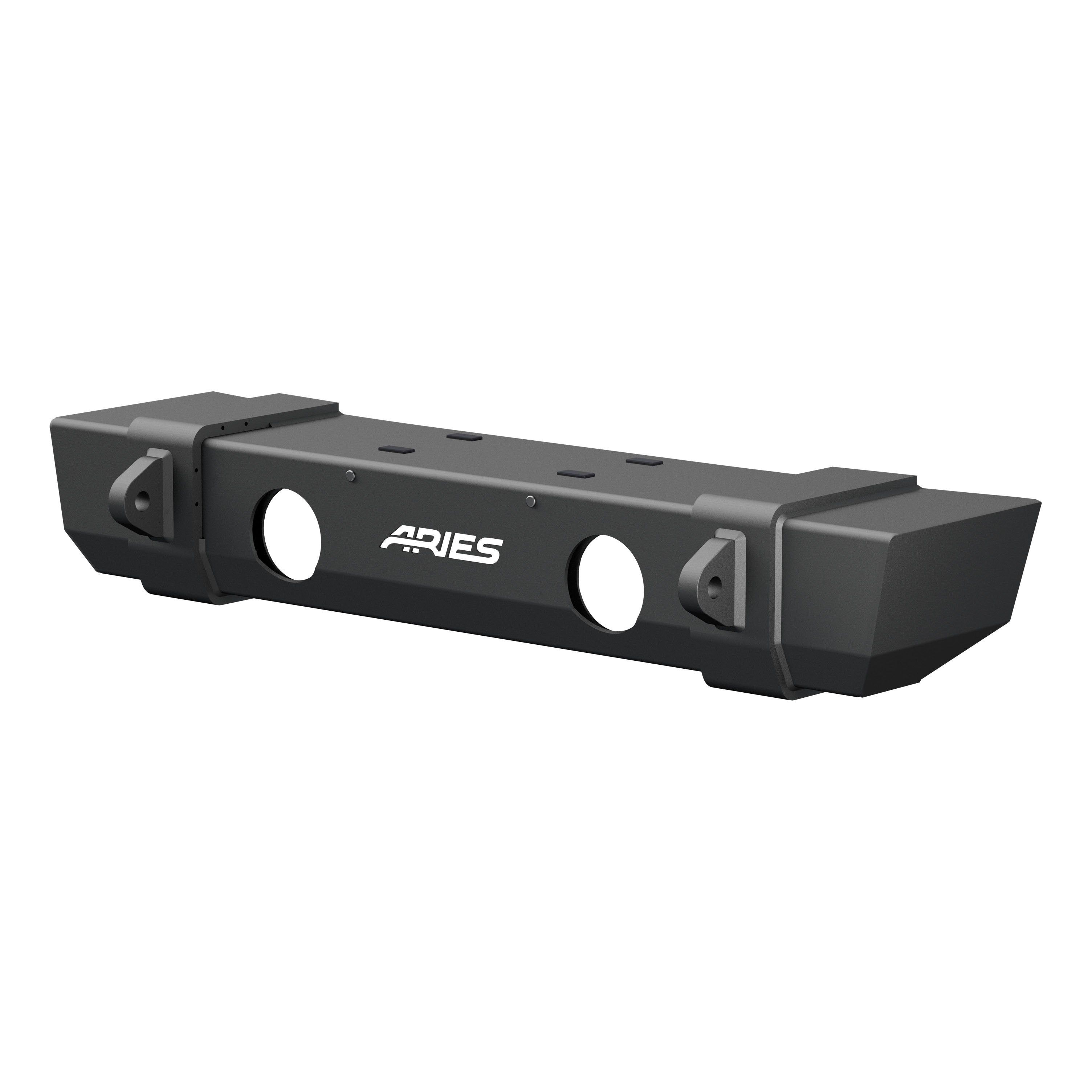 ARIES TrailCrusher Jeep Wrangler JL, Gladiator Steel Front Bumper, 12.5K, 2018-2026 Jeep Wrangler, 2020-2026 Jeep Gladiator