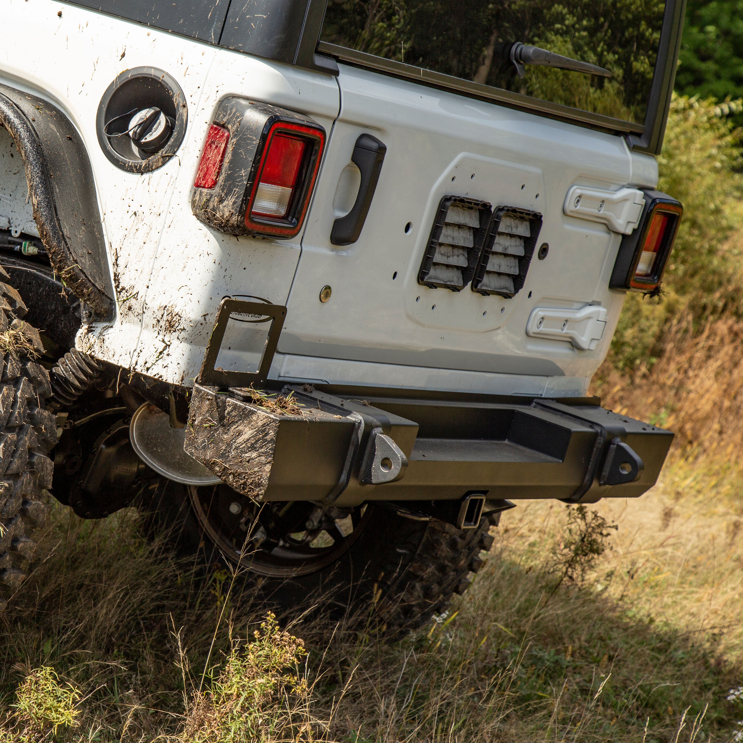 ARIES TrailCrusher Jeep Wrangler JL Steel Rear Bumper, 12.5K, 2018-2026 Jeep Wrangler