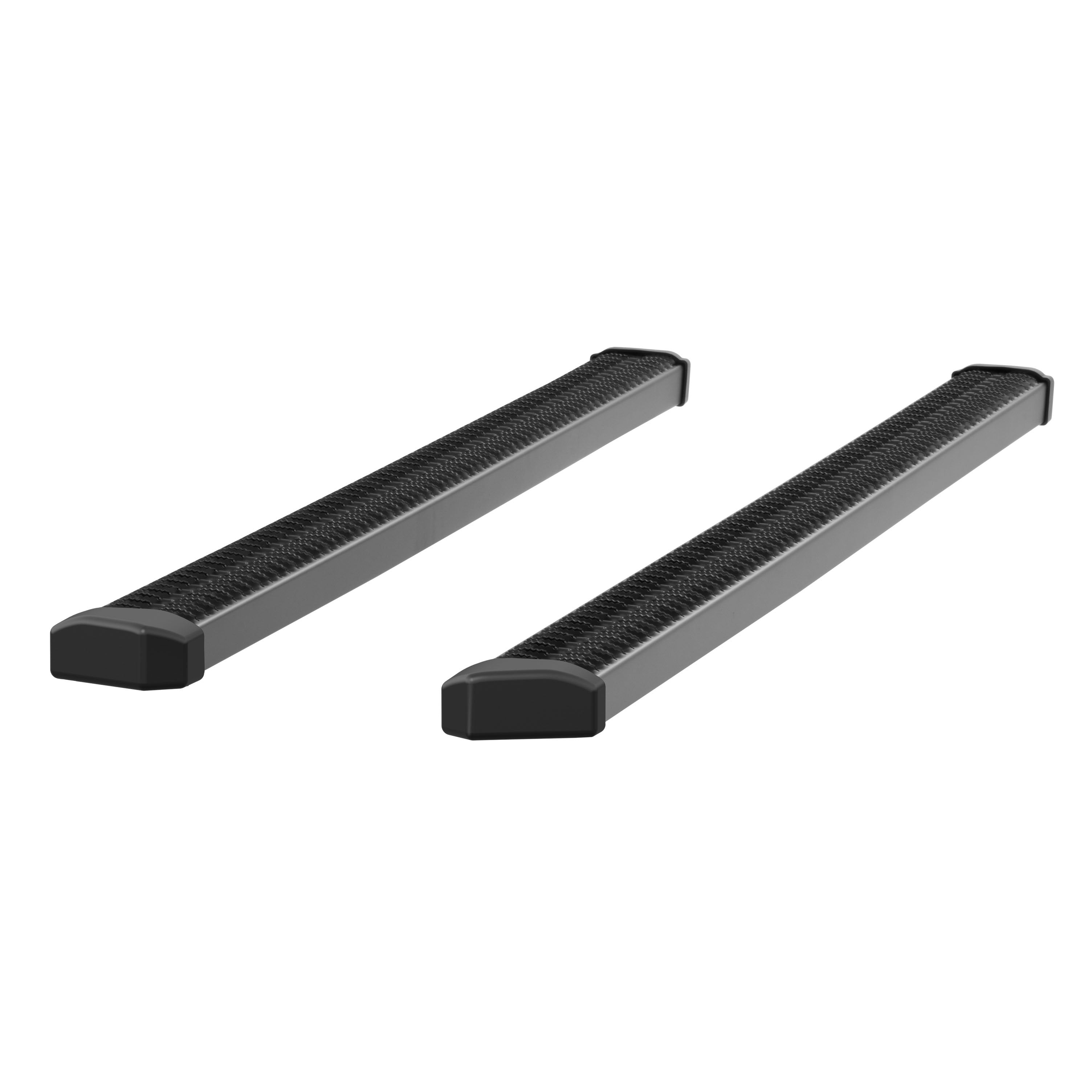 ARIES SlimGrip 5" x 78" Black Aluminum Running Boards (No Brackets), 2009-2026 Ford F-150, 2011-2026 Dodge Durango, 2017-2026 Ford F-250/F-350/F-450/F-550 Super Duty & more