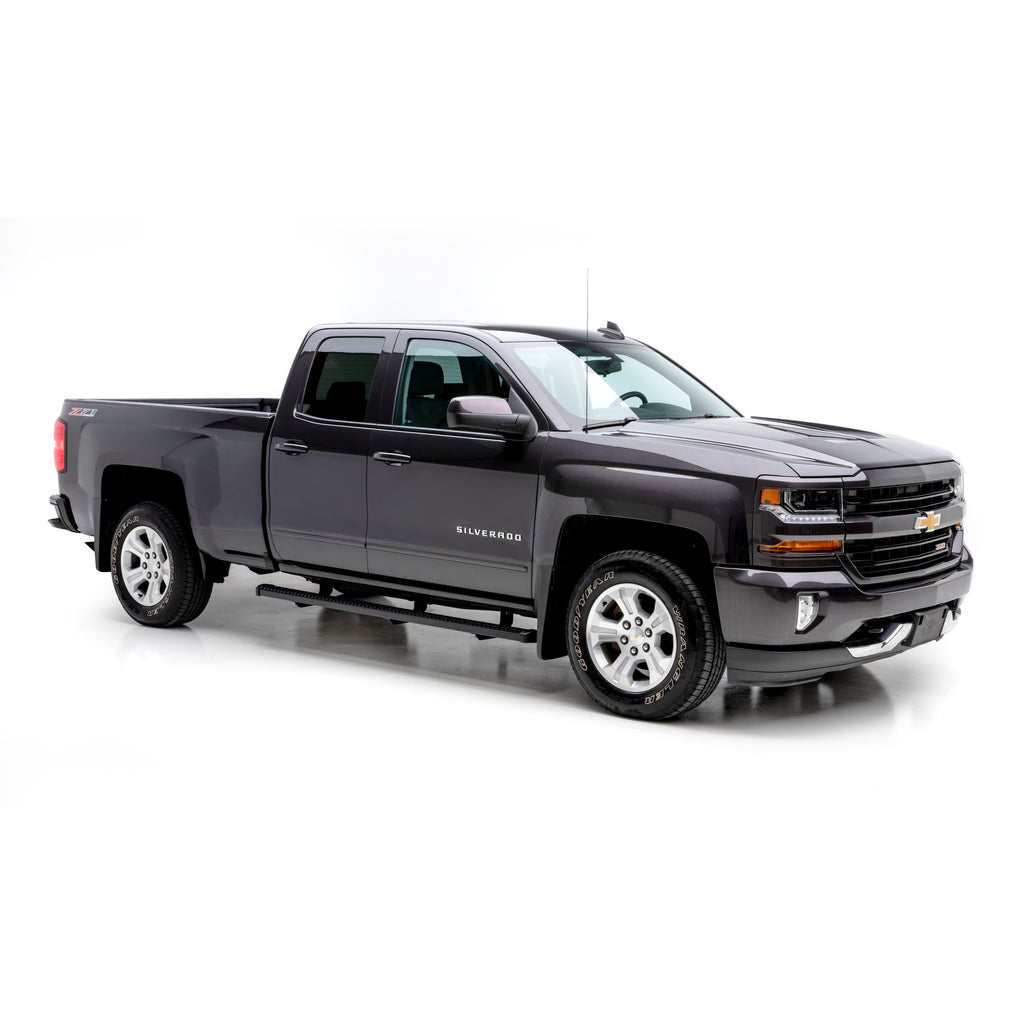 ARIES SlimGrip 5" x 78" Black Aluminum Running Boards (No Brackets), 2009-2026 Ford F-150, 2011-2026 Dodge Durango, 2017-2026 Ford F-250/F-350/F-450/F-550 Super Duty & more