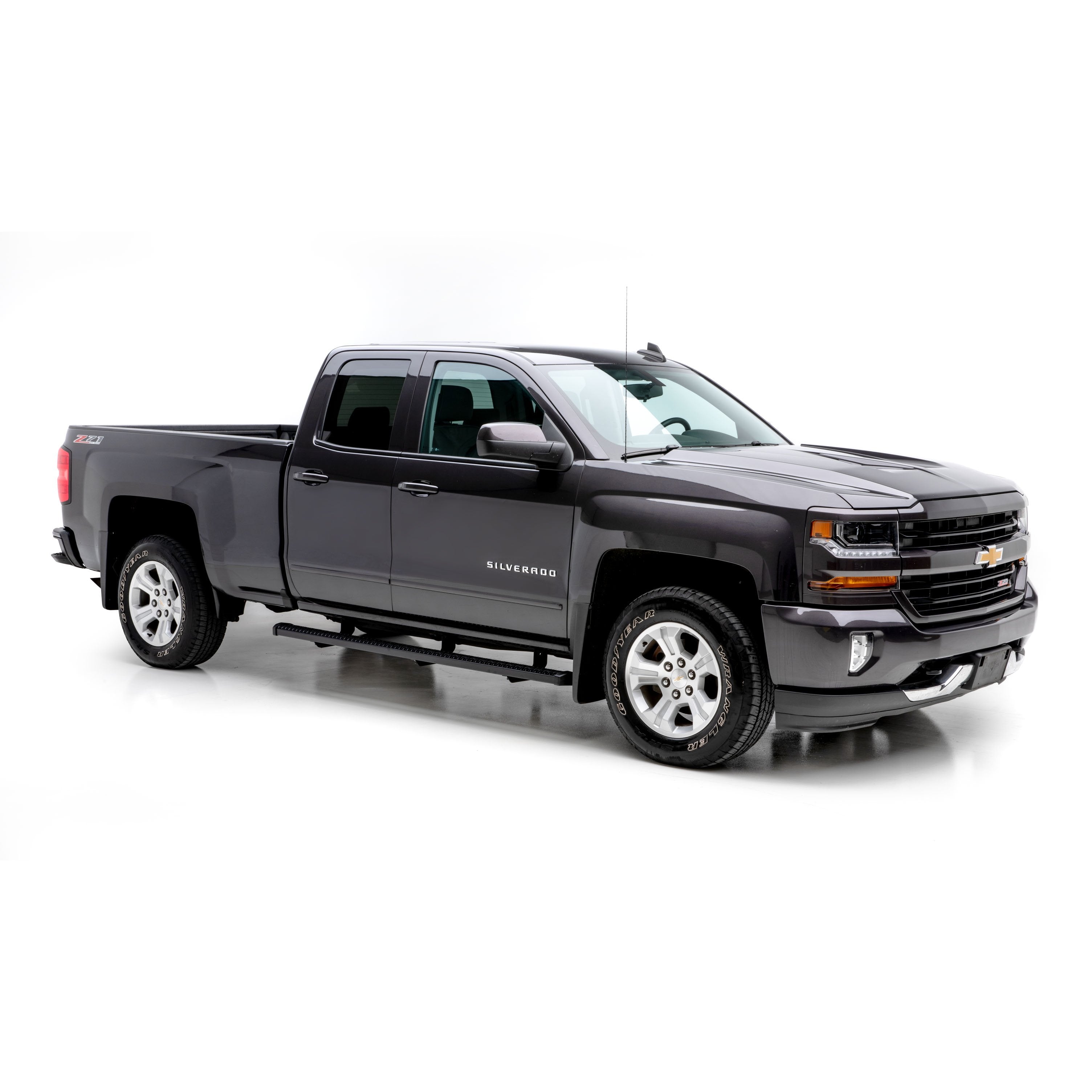 ARIES SlimGrip 5" x 78" Black Aluminum Running Boards (No Brackets), 2009-2026 Ford F-150, 2011-2026 Dodge Durango, 2017-2026 Ford F-250/F-350/F-450/F-550 Super Duty & more
