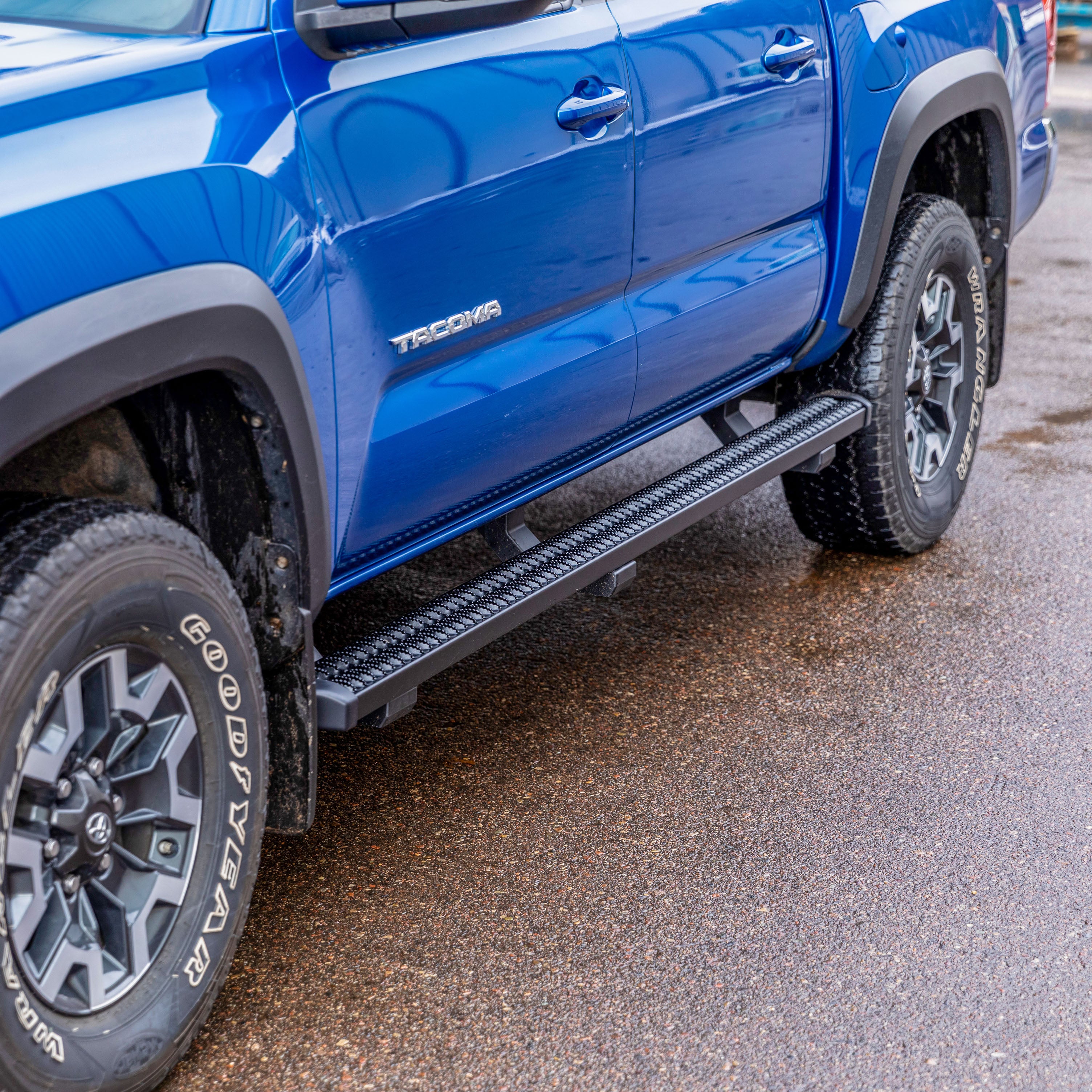 ARIES SlimGrip 5" x 88" Black Aluminum Running Boards (No Brackets), 1999-2026 Ford F-250/F-350/F-450 Super Duty, 2009-2026 Ford F-150, 2015-2023 Toyota Tacoma & more