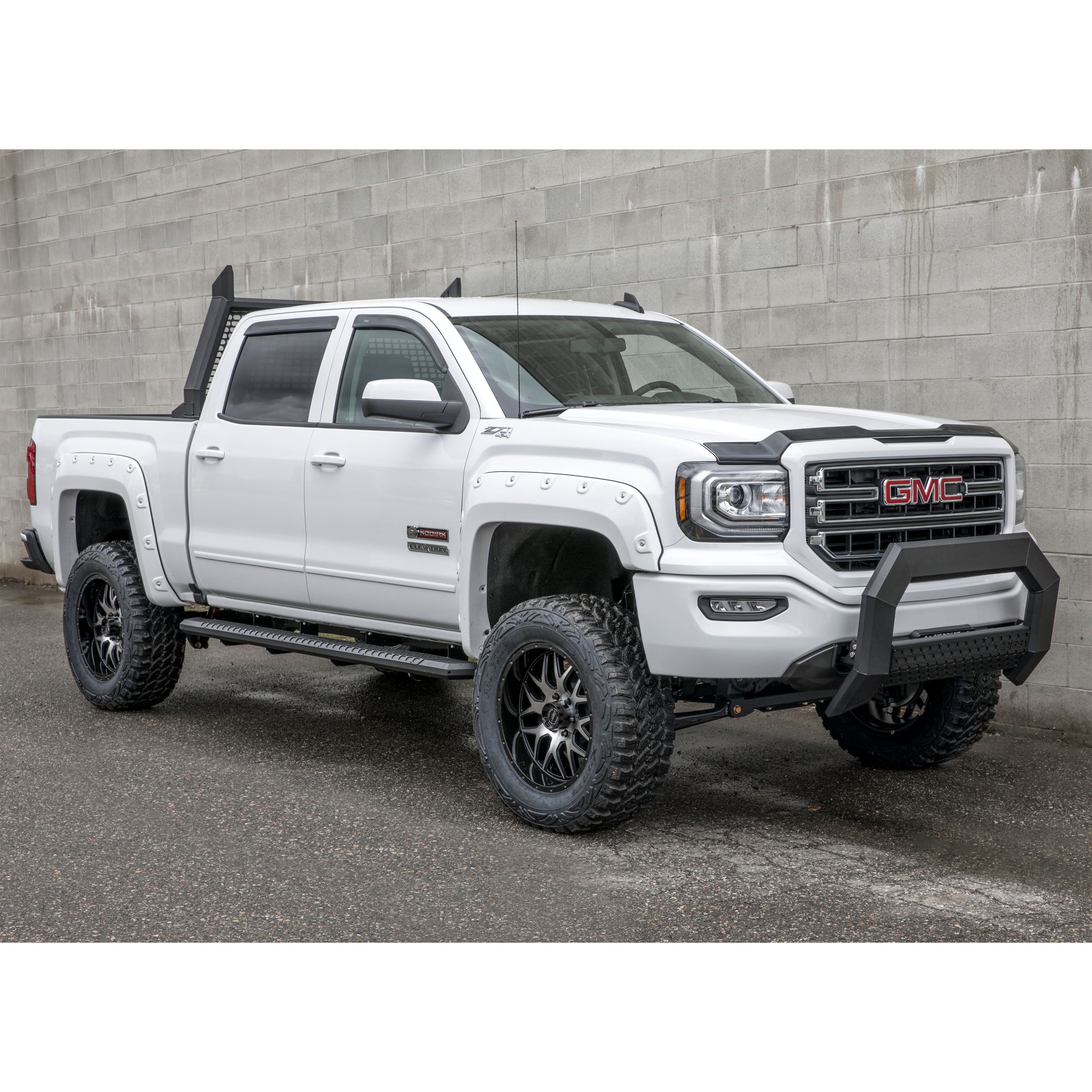 ARIES AdvantEDGE 5-1/2" Black Aluminum Bull Bar, 2020-2023 Chevy/GMC Silverado/Sierra 2500HD/3500HD