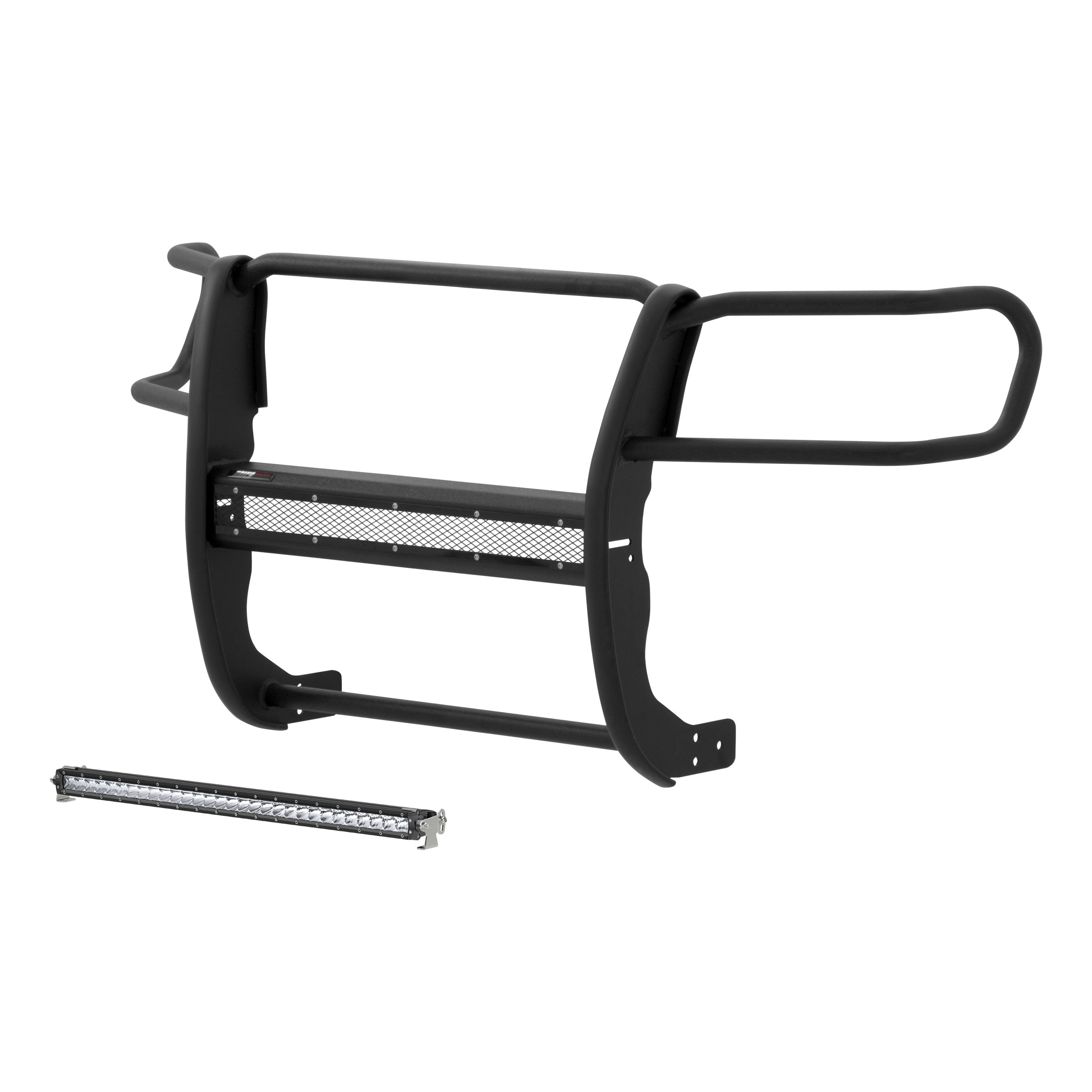 ARIES Pro Series Black Steel Grille Guard with Light Bar, 2015 Toyota Tacoma