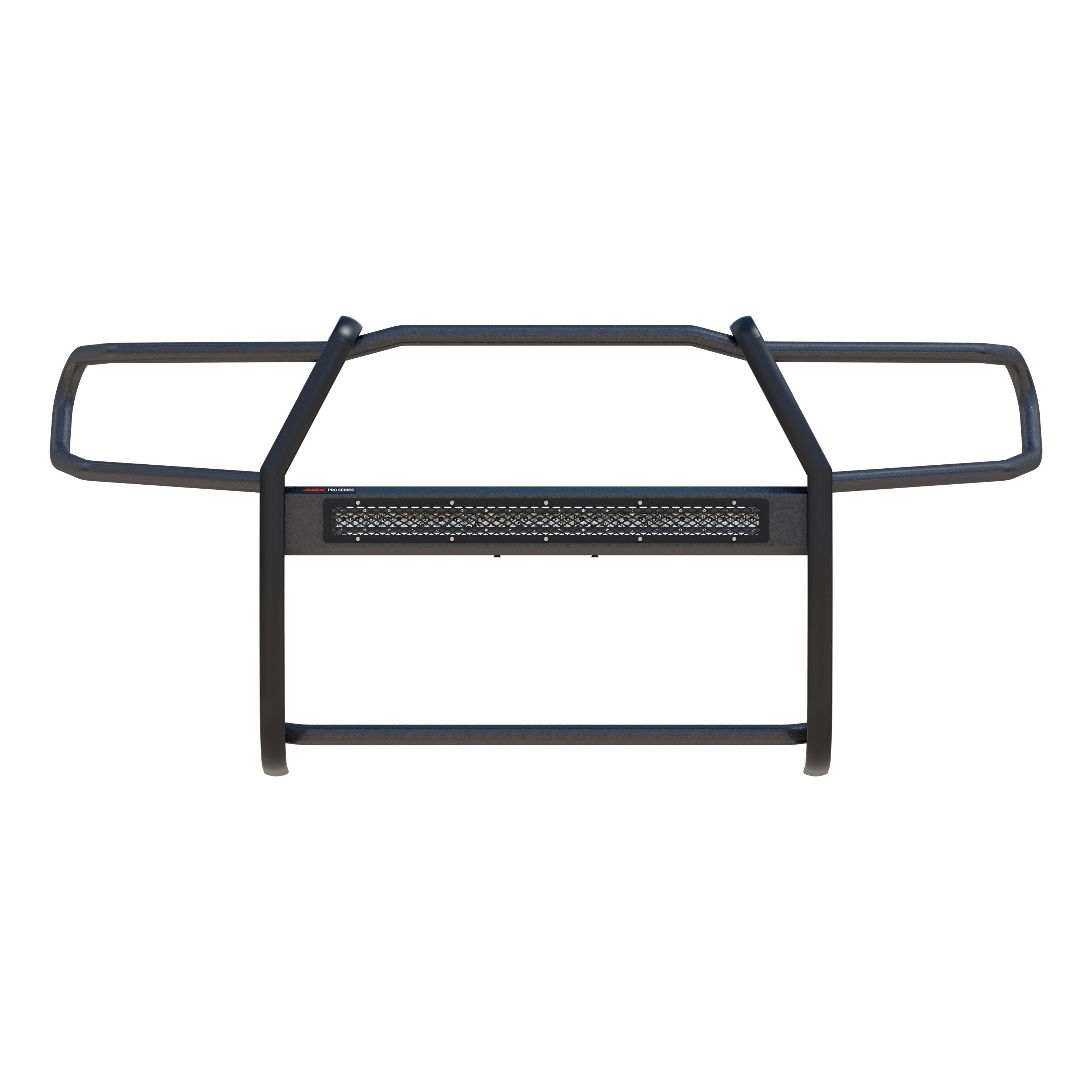 ARIES Pro Series Black Steel Grille Guard with Light Bar, 2016-2023 Toyota Tacoma