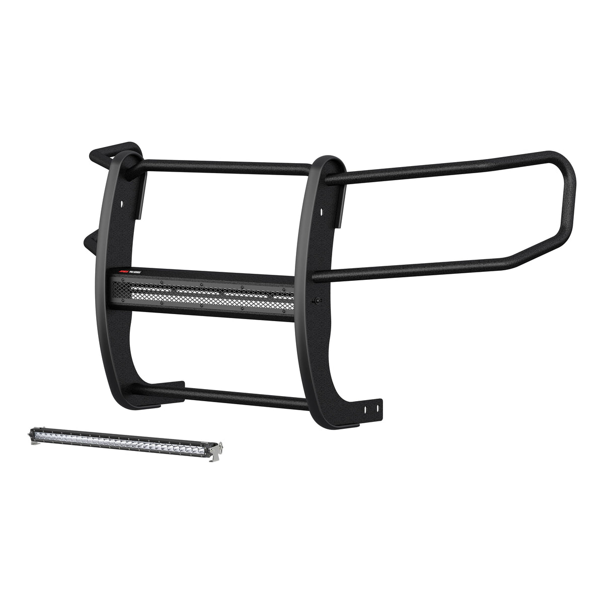 ARIES Pro Series Black Steel Grille Guard with Light Bar, 2014-2024 Toyota 4Runner