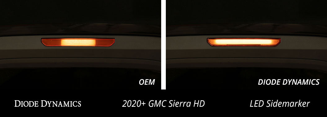 Diode Dynamics LED Sequential Sidemarkers for 2020-2021 GMC Sierra/Canyon Clear (set)