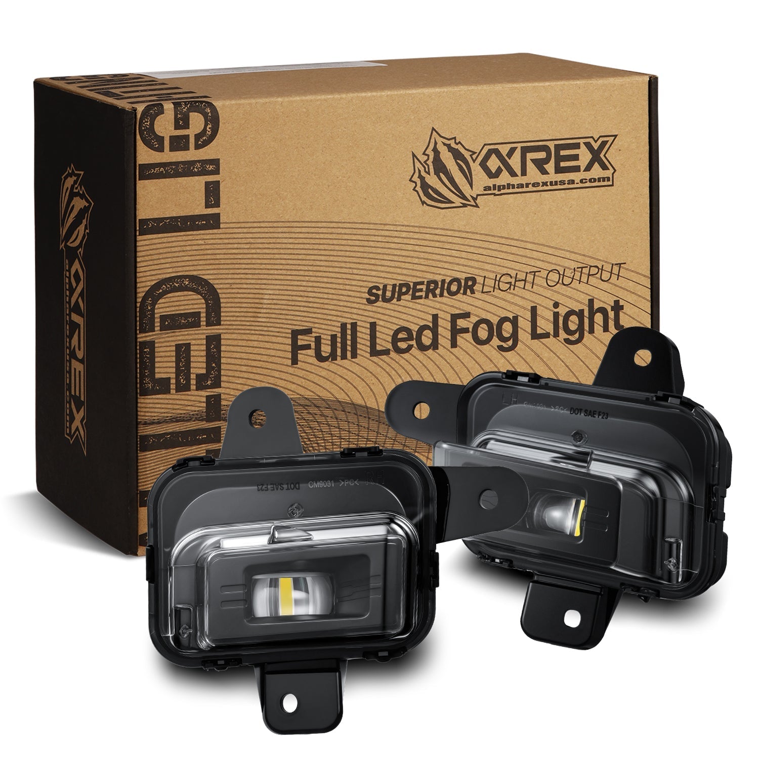 22-26 GMC Sierra 1500 DoubleTap Dual Color LED Projector Fog Lights - Apollo Off-Road